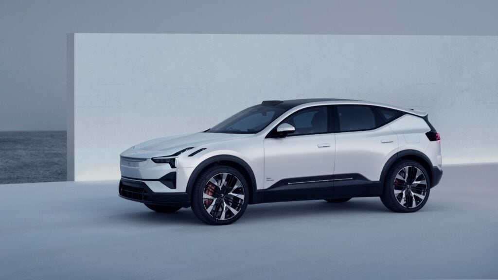 Polestar 3 i sidovy.