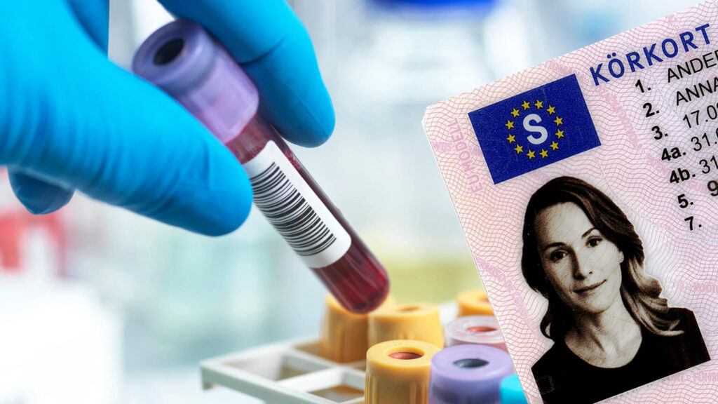 Blodprov och körkort