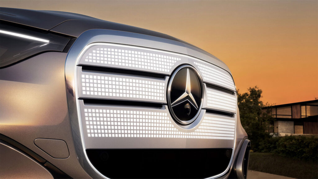 Grill Mercedes-Benz el-GLC.