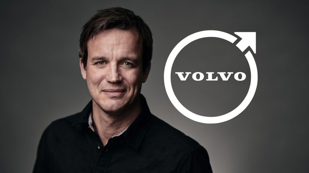 Michael Fleiss med Volvo-logga