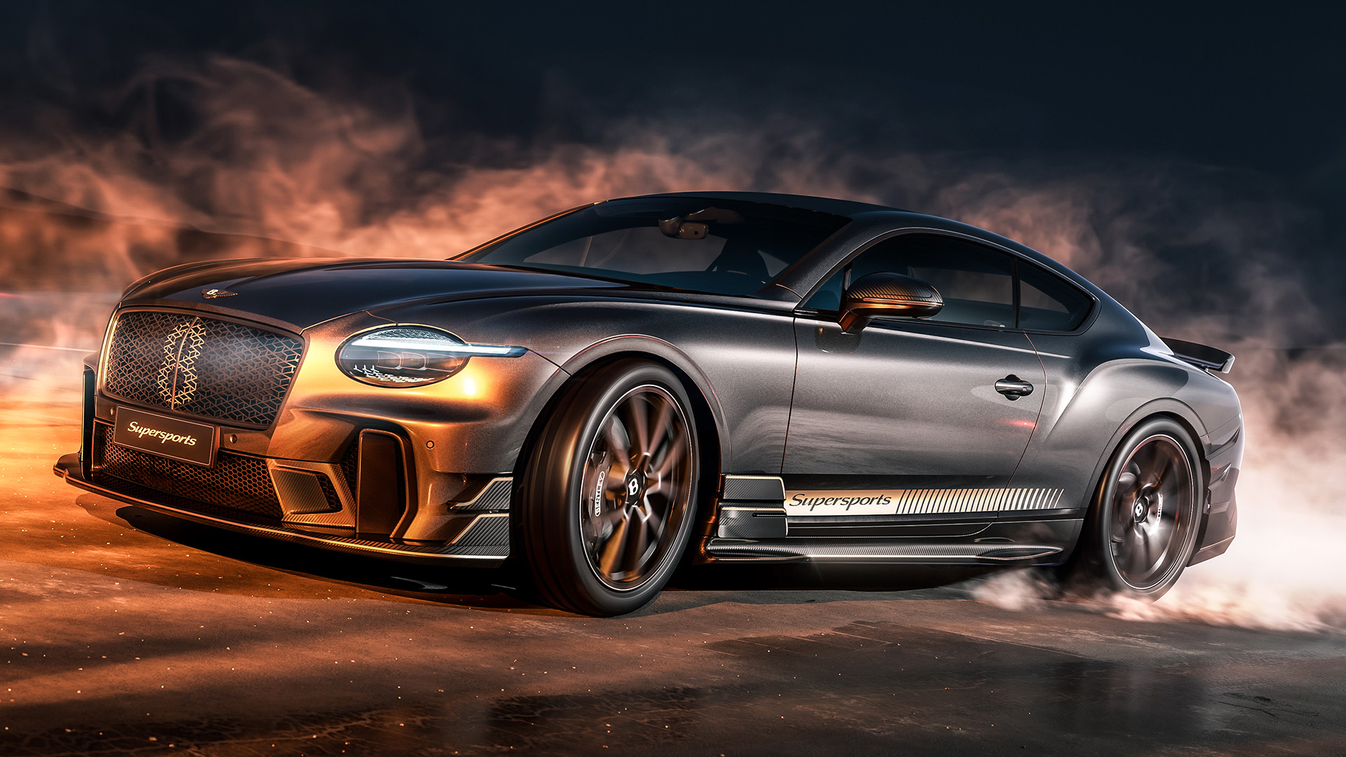 Bentley Supersports snett framifrån