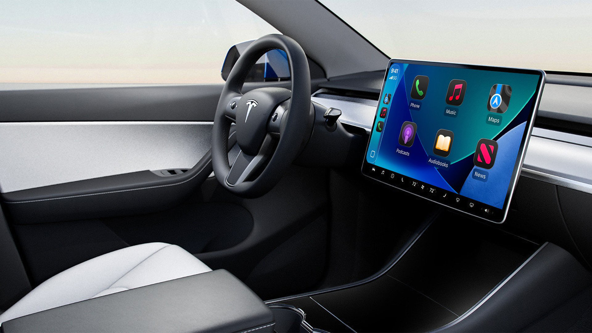 AppleCarplay i Tesla