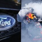 Ford-logotyp och Red Bull F1-bil – symbol för samarbetet inför 2026