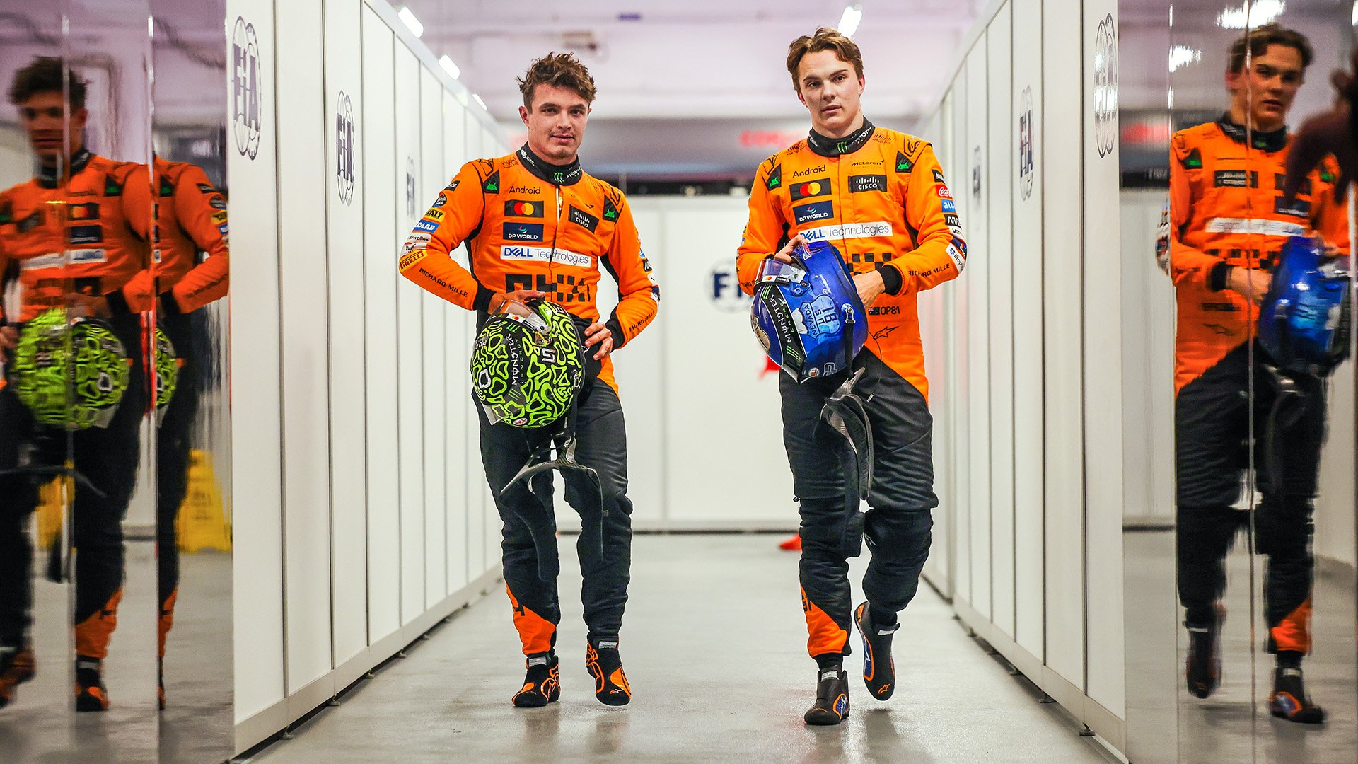 Lando Norris och Oscar Piastri