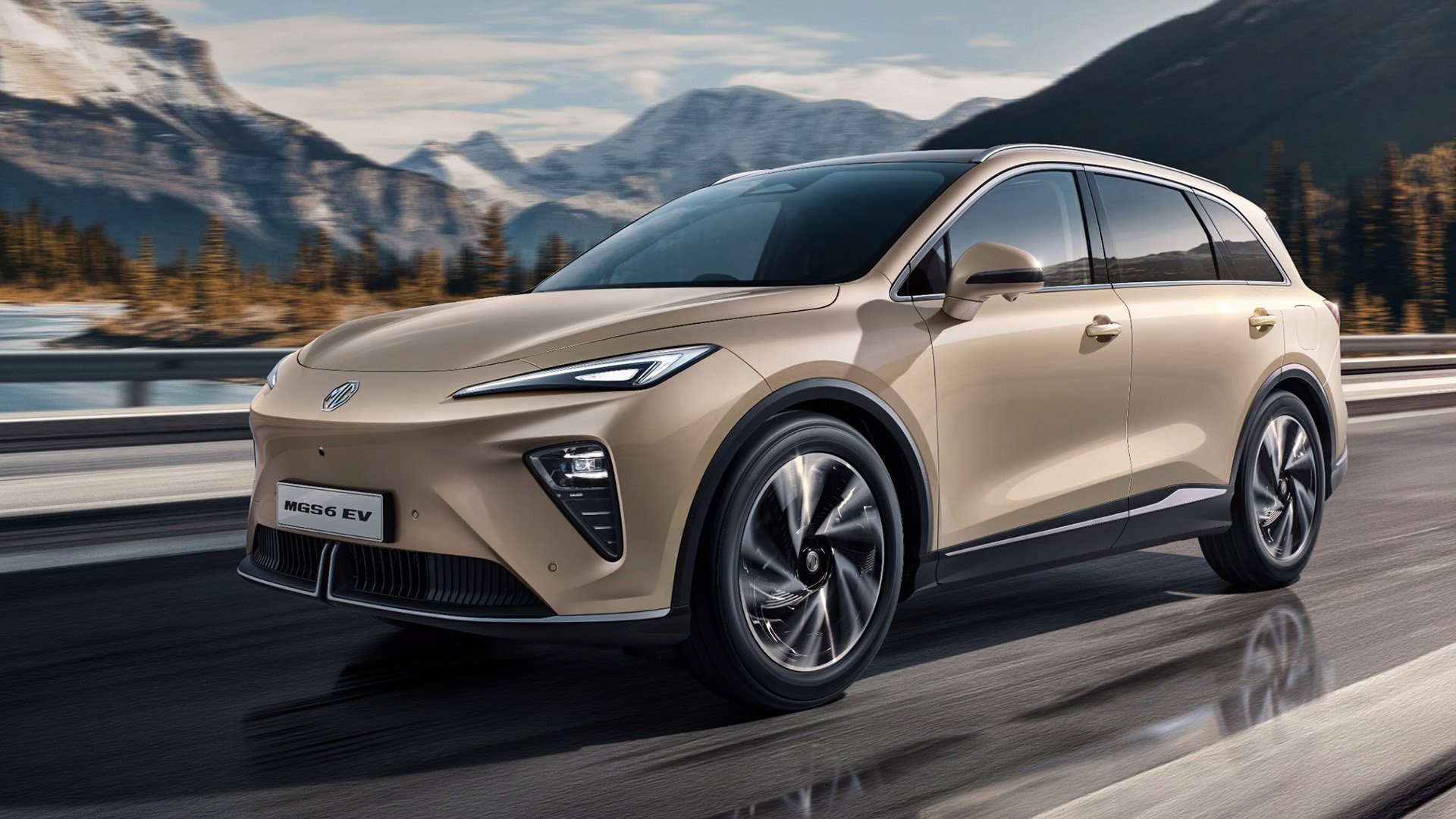 MGS6 EV på vinterväg