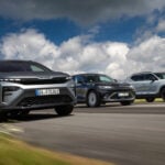 Skoda Elroq RS 79kWh Smart #3 Premium 66kWh Volvo EX40 Single Motor Extendet uppradade framifrån lite från sidan