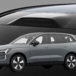 Volvo EX90 inklippt på en närbild på en lidar.