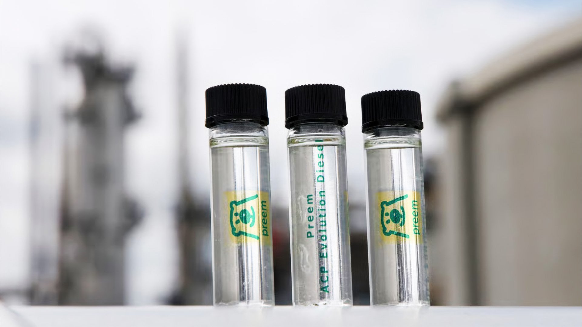 Preem-provkör med diesel