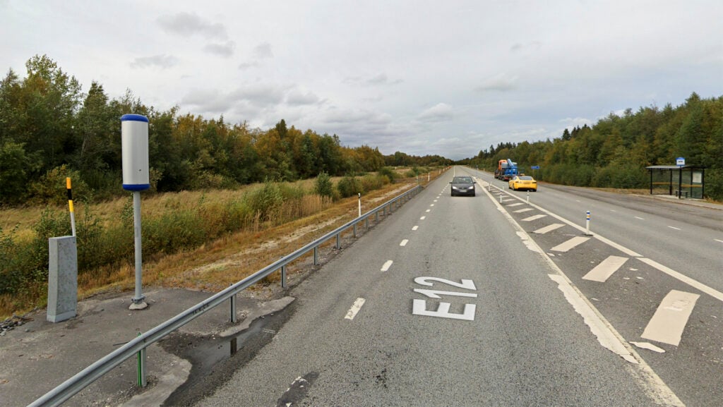E12:an med fartkamera