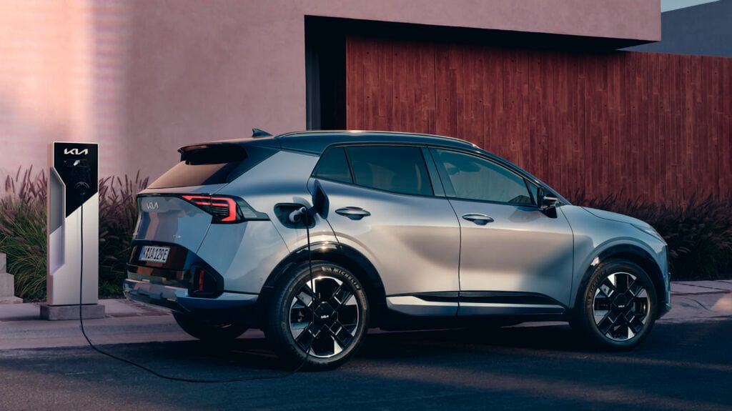 Kia Sportage snett bakifrån