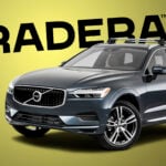 Volvo XC60 med takräcke plus Traderalogo