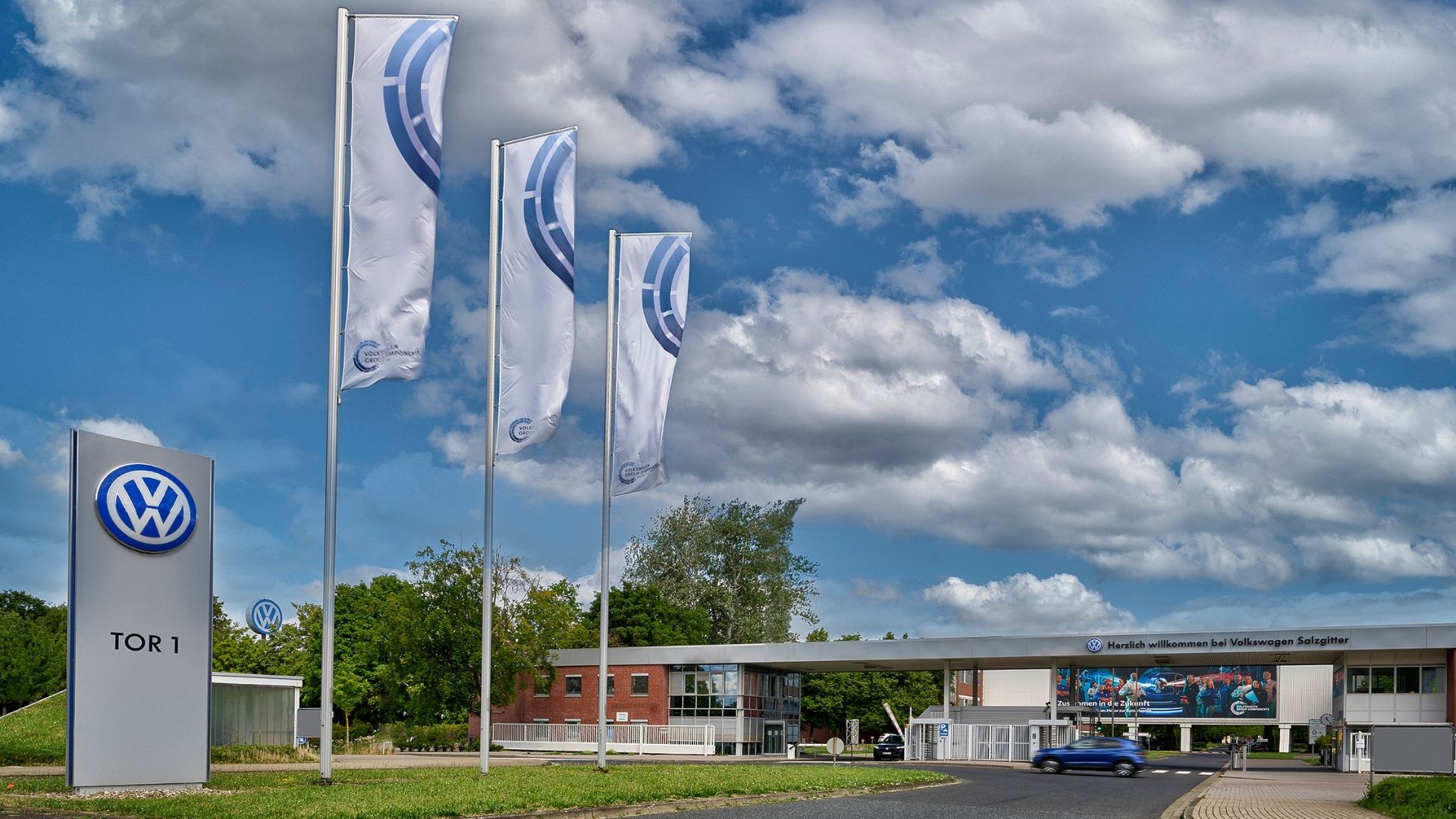 Volkswagens fabrik i Salzgitter där PowerCo producerar battericeller för elbilar