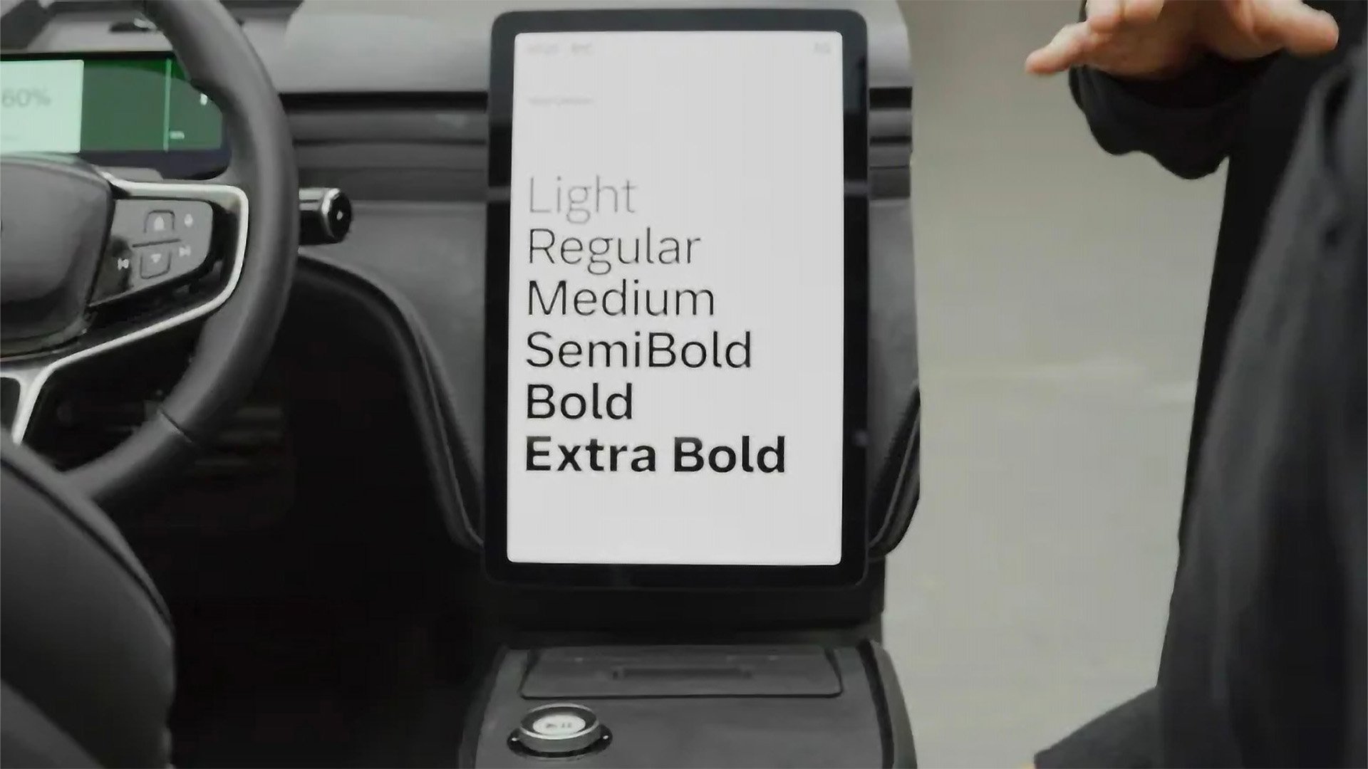 Volvo Centum-typsnitt.