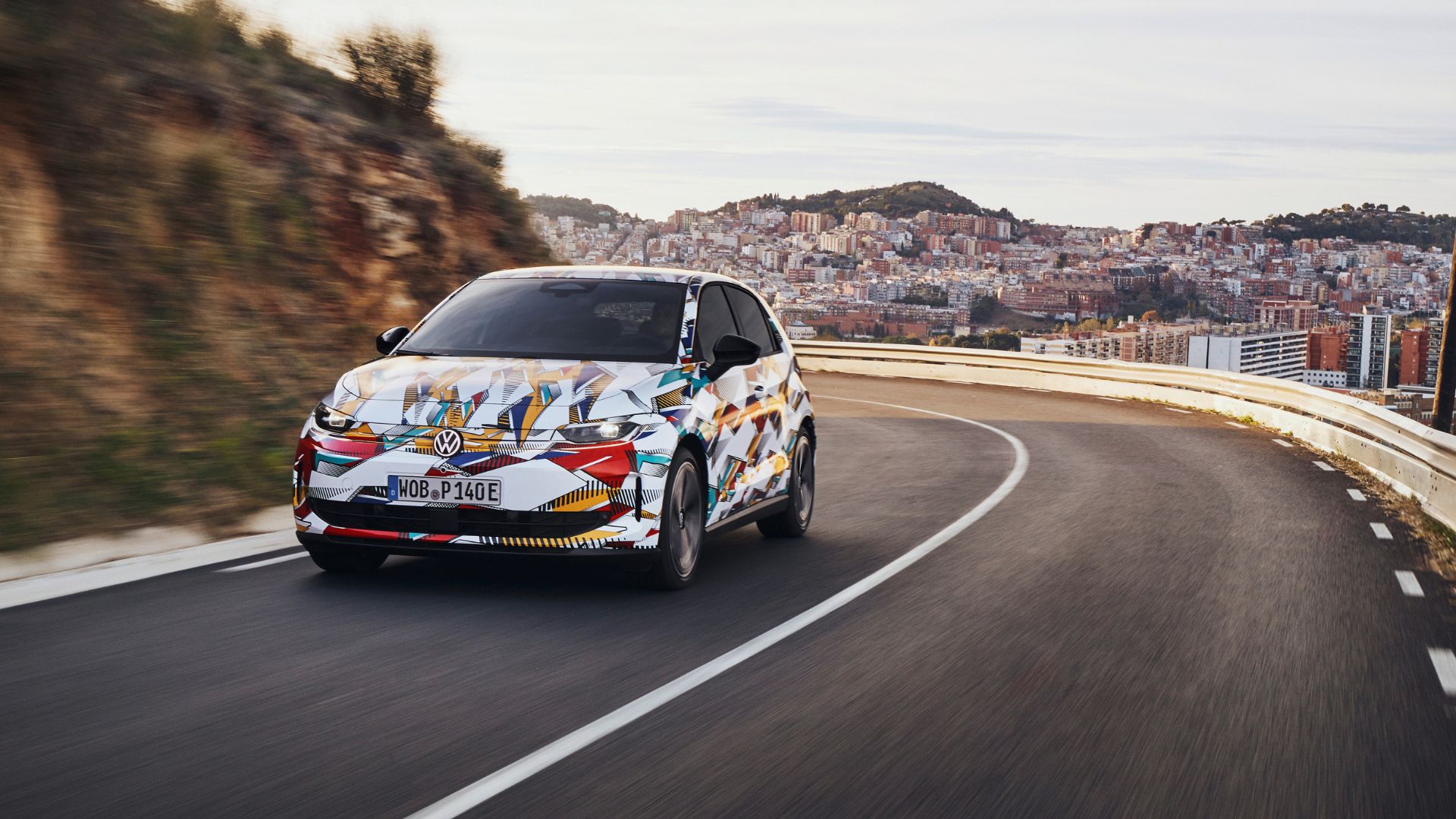 Volkswagen ID. Polo elbil under testkörning