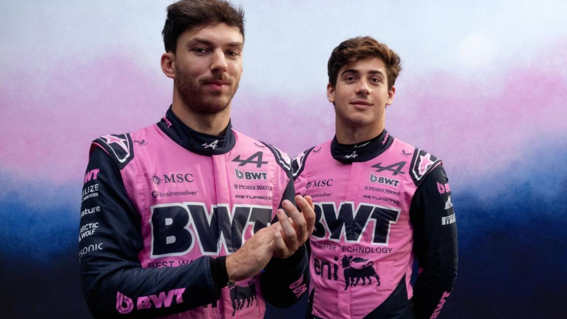 Alpines F1-förare Pierre Gasly och Franco Colapinto inför säsongen 2026