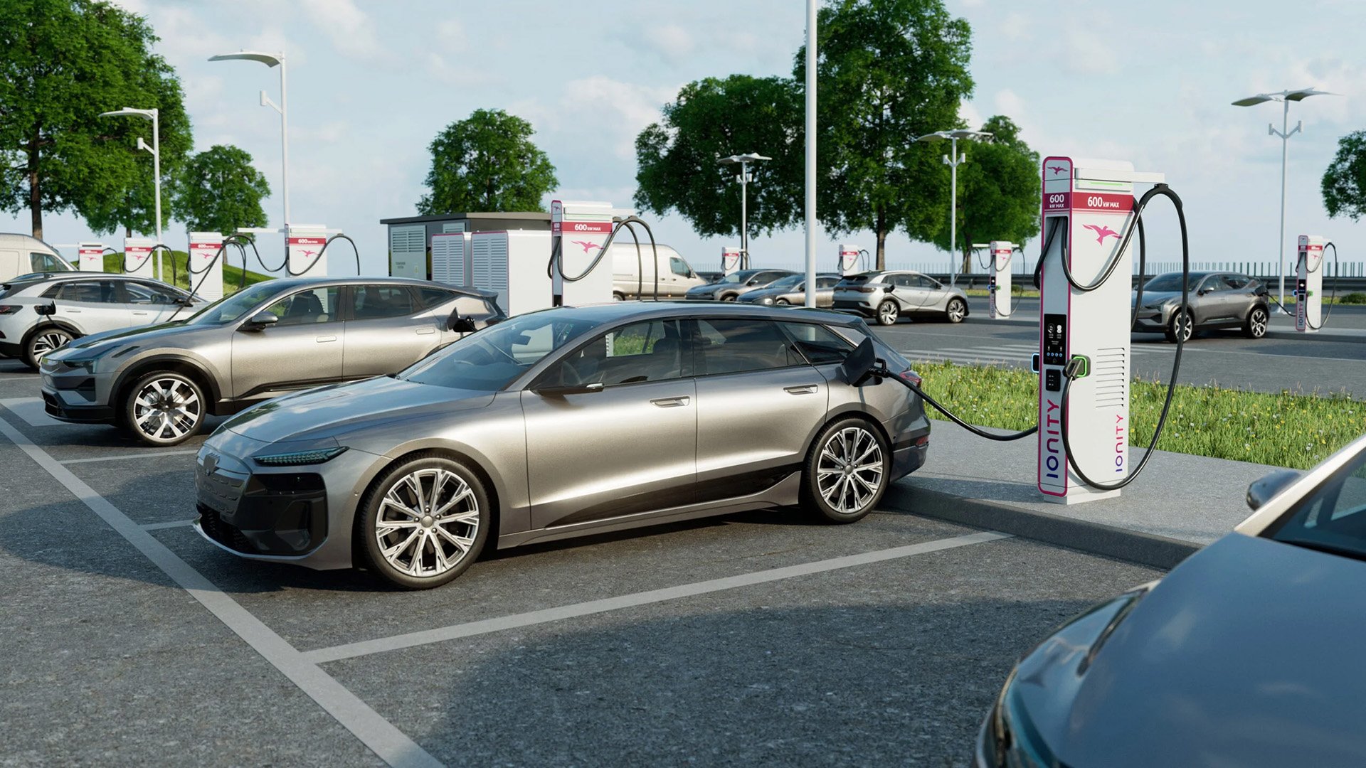 Ionity 600 kW laddstation