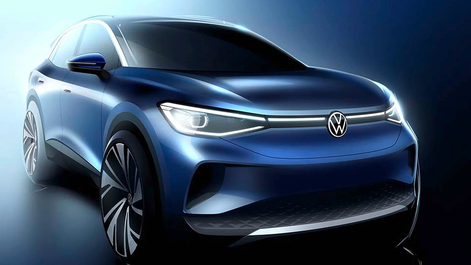 Skiss Volkswagen ID.4