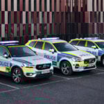 Volvos polisbilar: EX40, xC60 och V90.