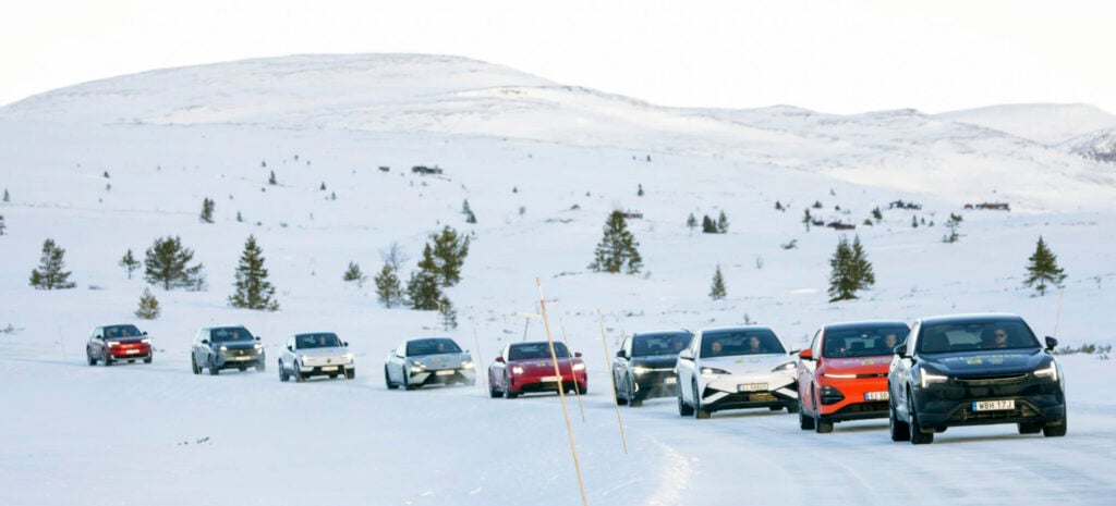 Testkaravan i fjällmiljö