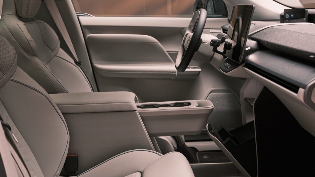 Interiör Volvo EX60.