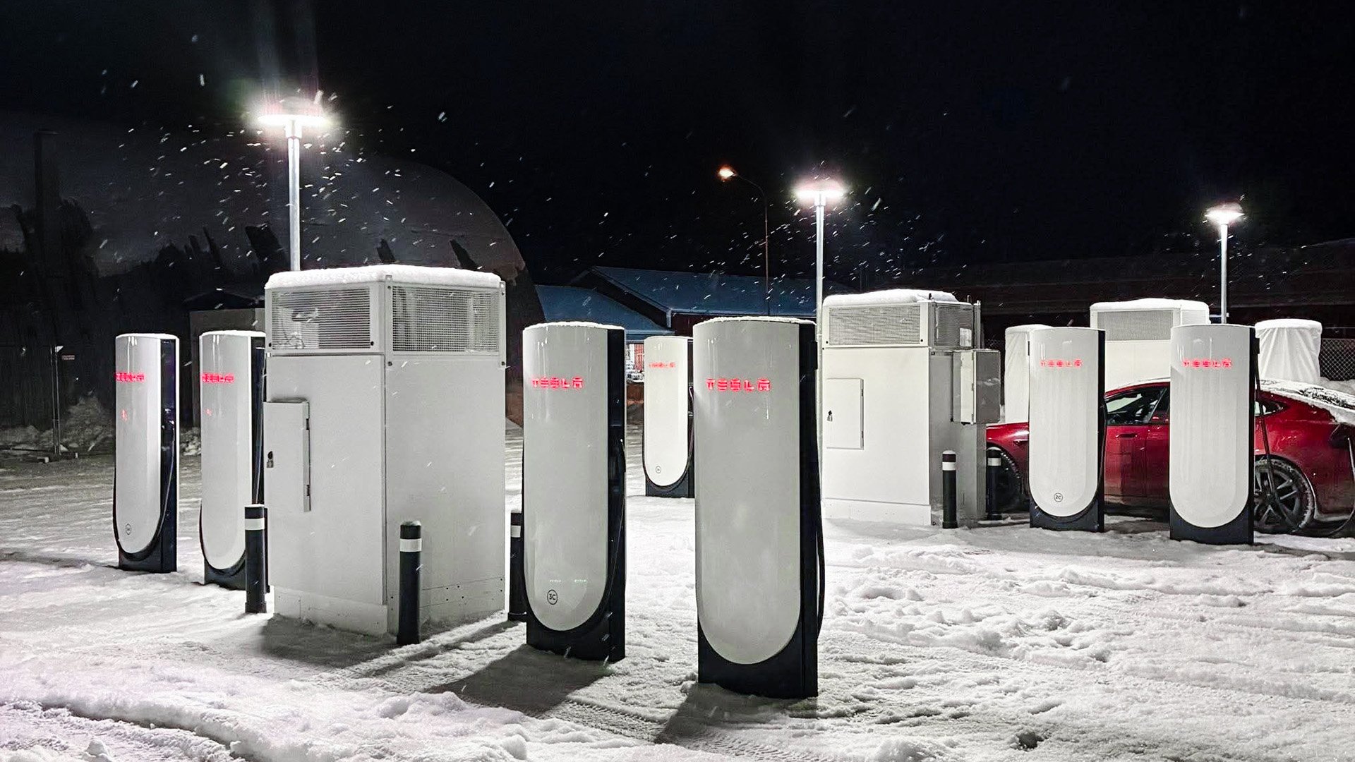 Tesla Superchargers i Vansbro