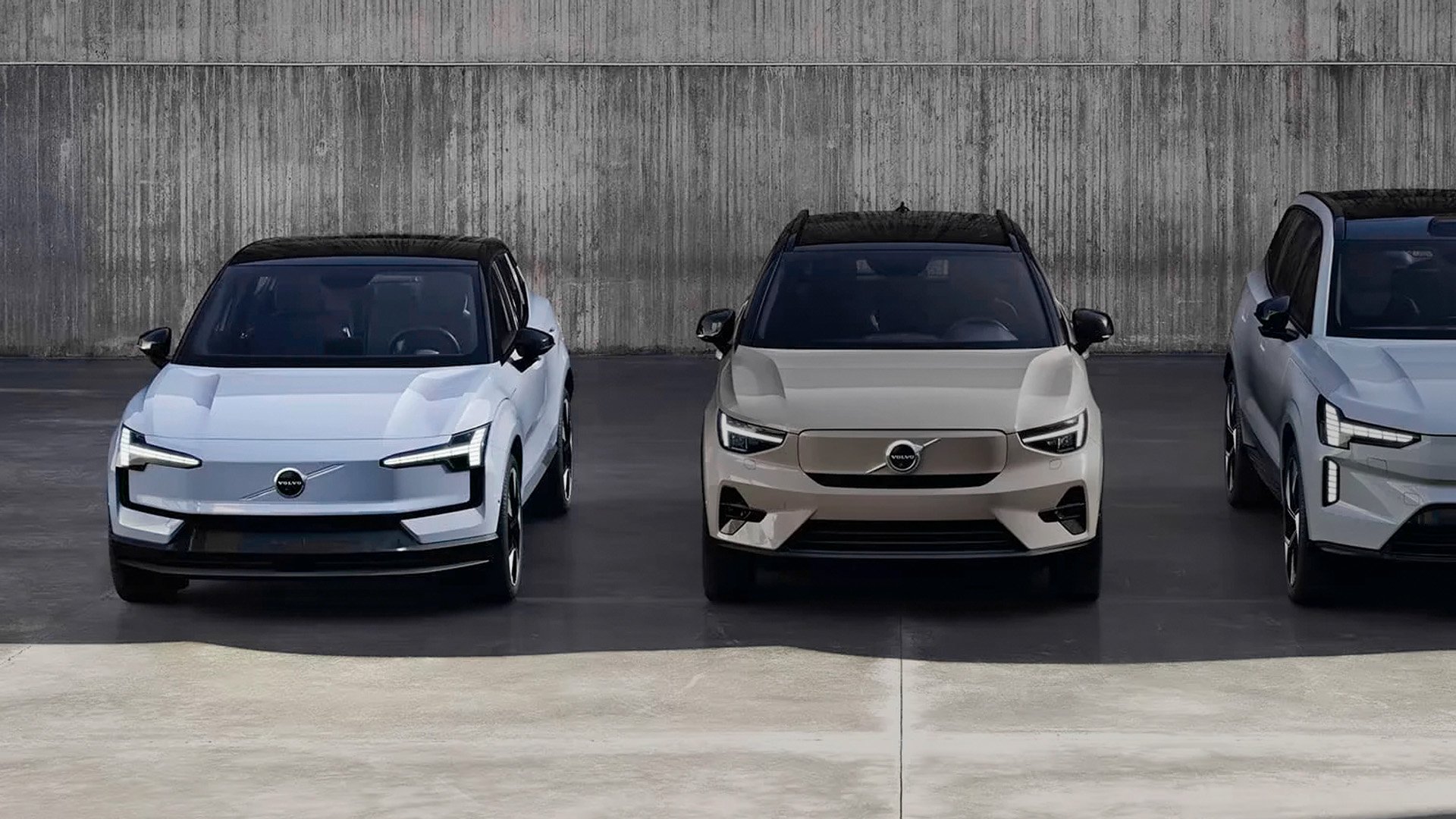 Volvo EX30, EX40 och EX90