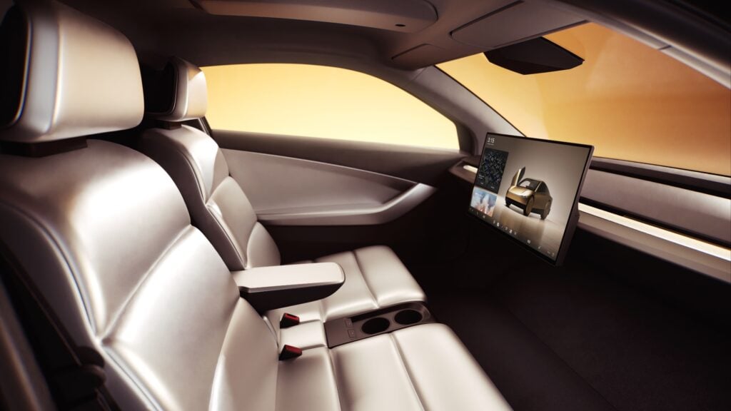 Tesla Cybercab interiör