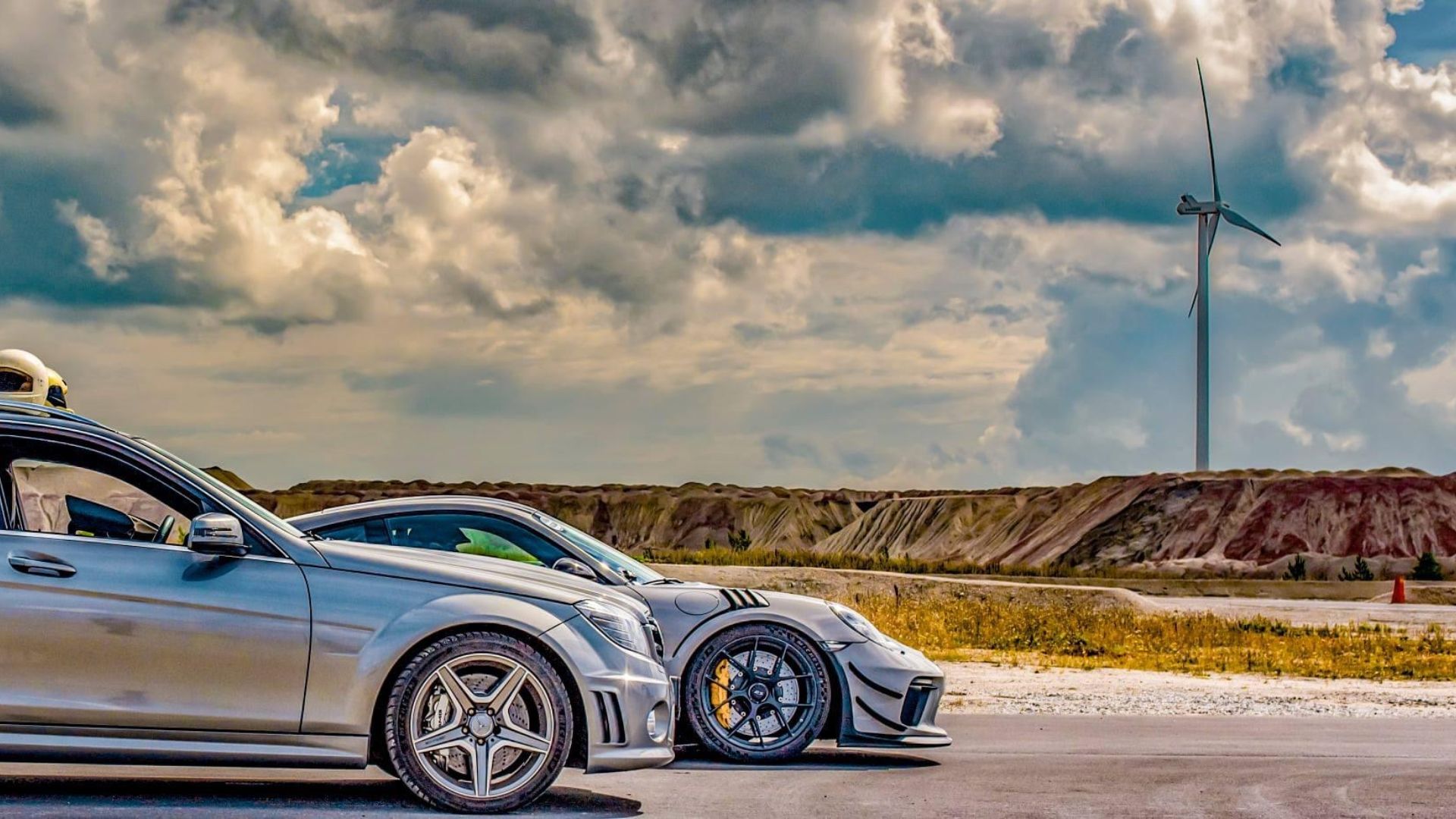 Bilar på Gotland Ring motorbana på Gotland