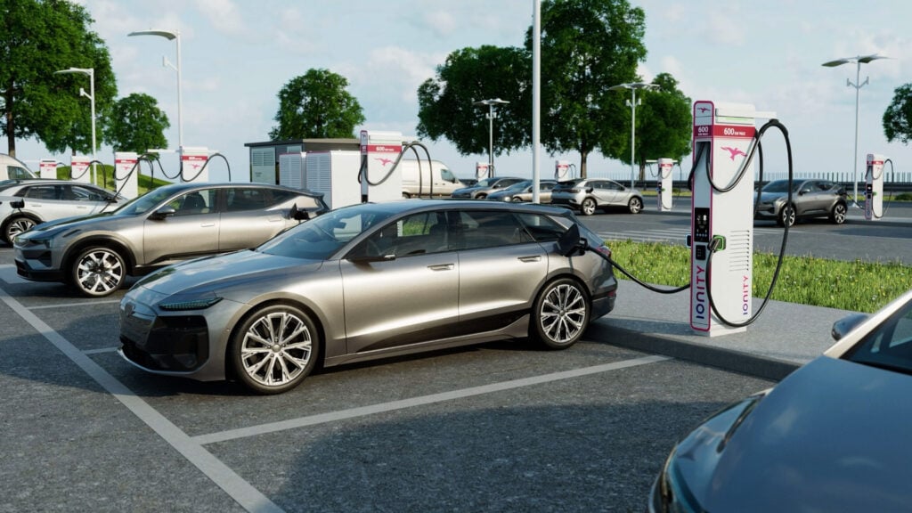 Ionity laddstolpe 600 kW