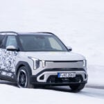 Kia EV2 på norsk vinterväg