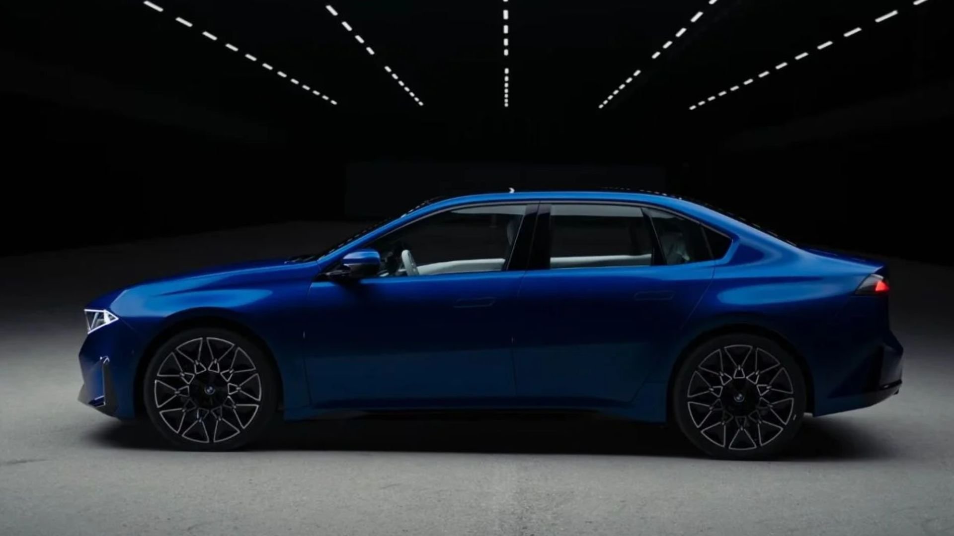 BMW i3 i sidoprofil som eldriven sedan i Neue Klasse-serien