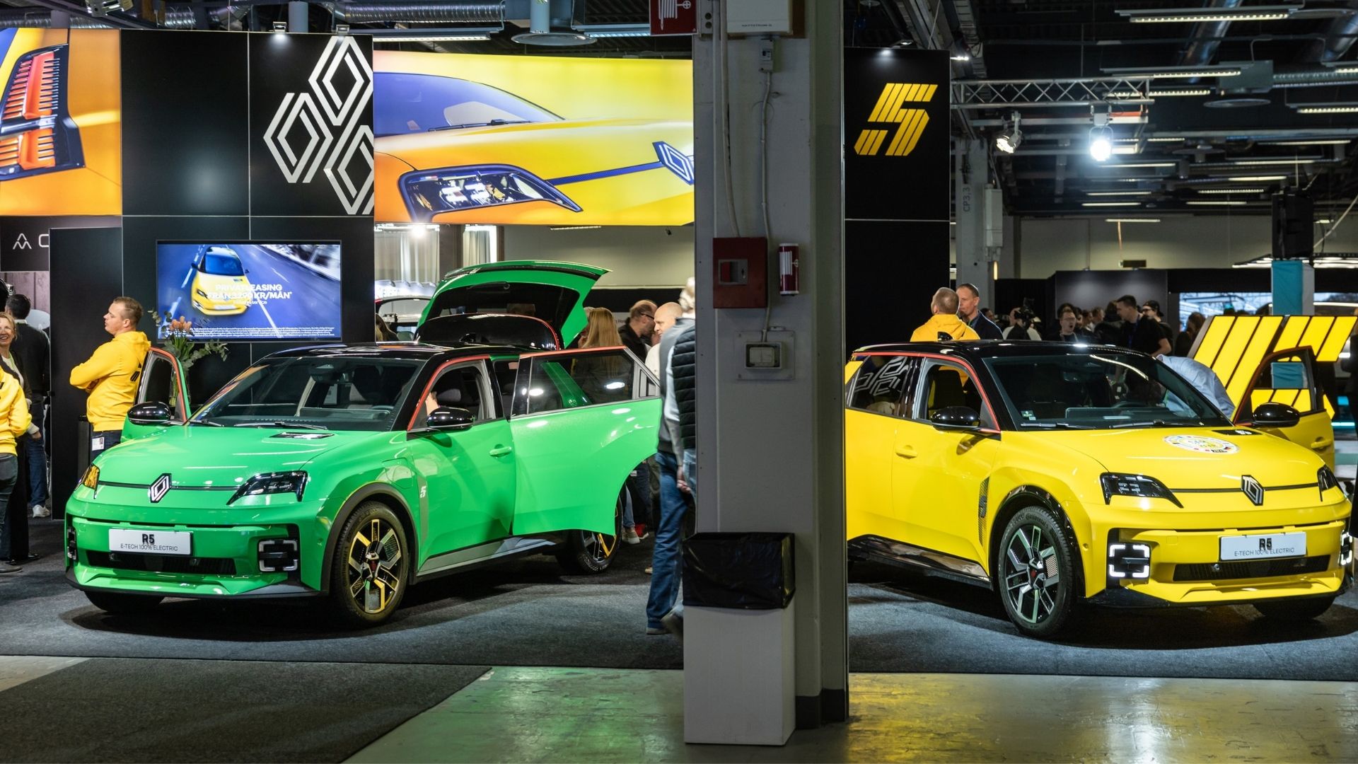 Renault 5 E-Tech Electric på eCarExpo i Stockholm 2025