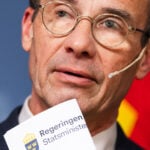 Statsminister Ulf Kristersson närbild