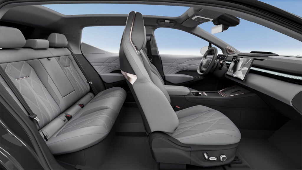 Interiör uppdaterade Zeekr X.
