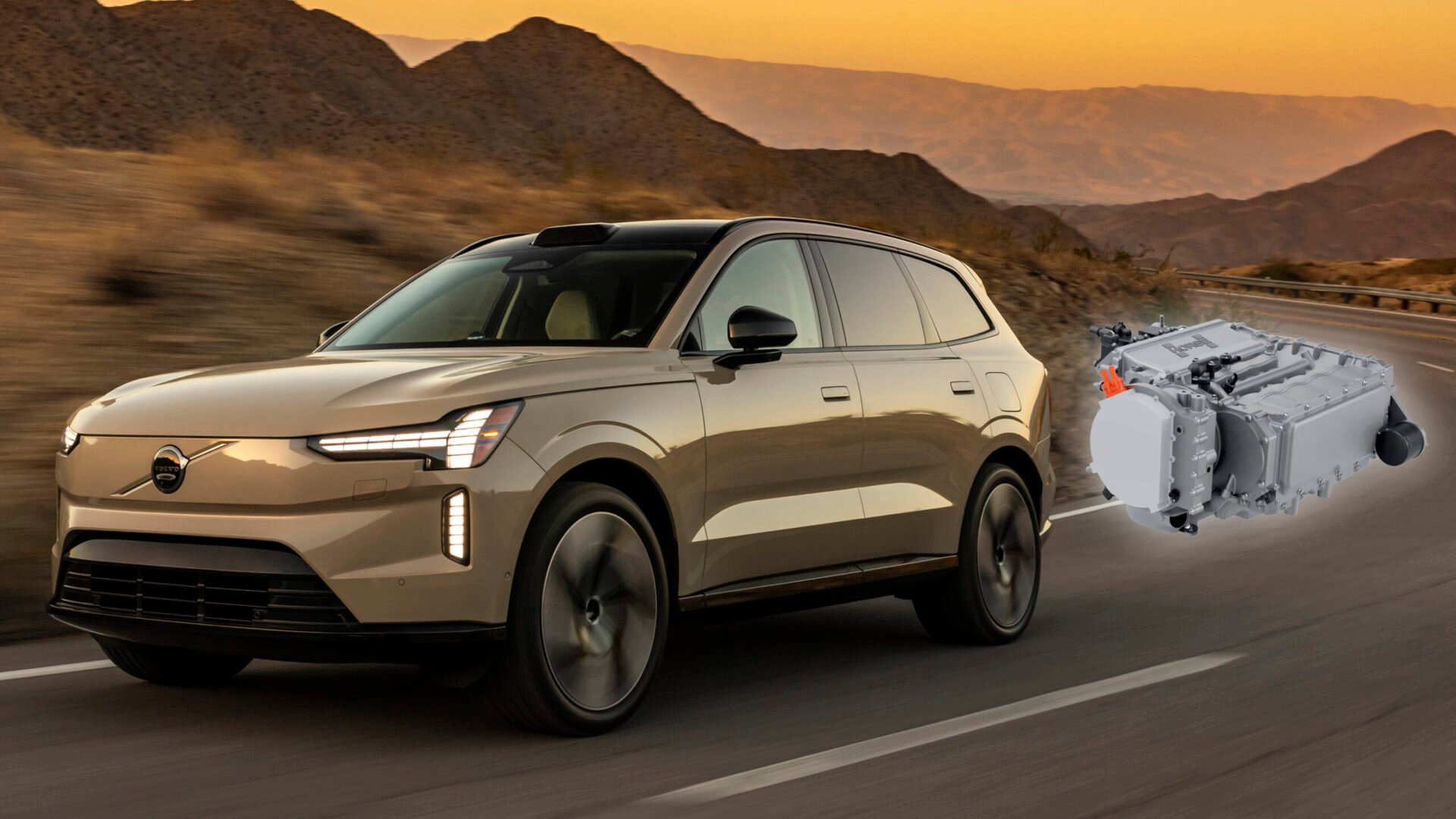 Volvo EX90 EREV med räckviddsförlängare