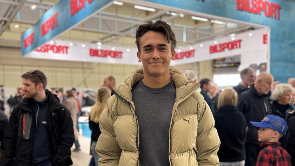 Dino Beganovic på Custom Motor Show. 