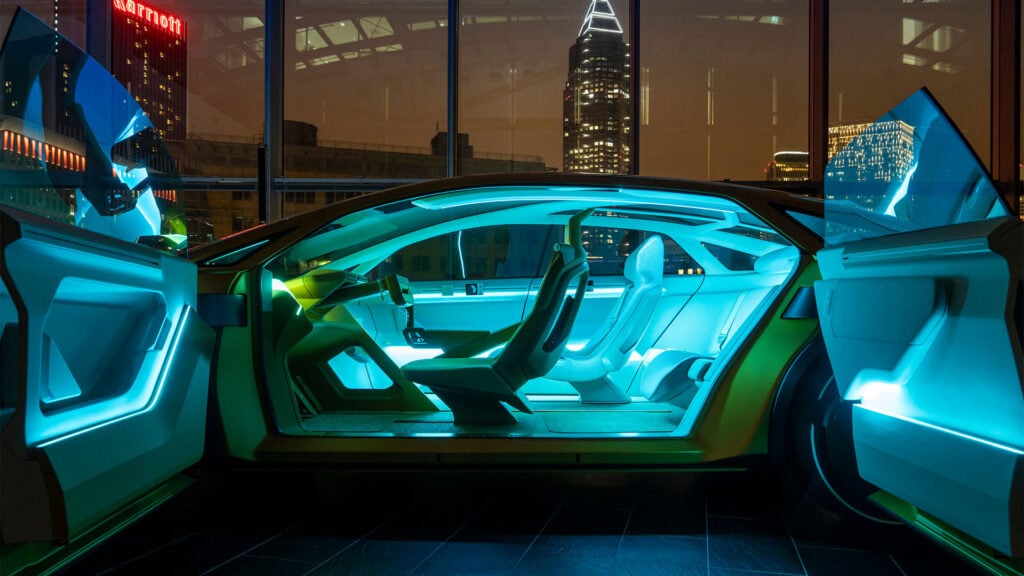 Interiör Kia Vision Meta Turismo.