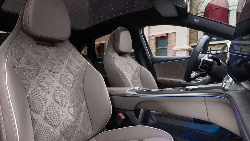 Framsäten Mercedes-Benz C-klass.