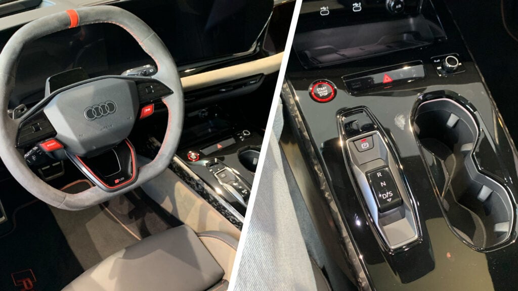 Detaljbilder interiör Audi RS 5.