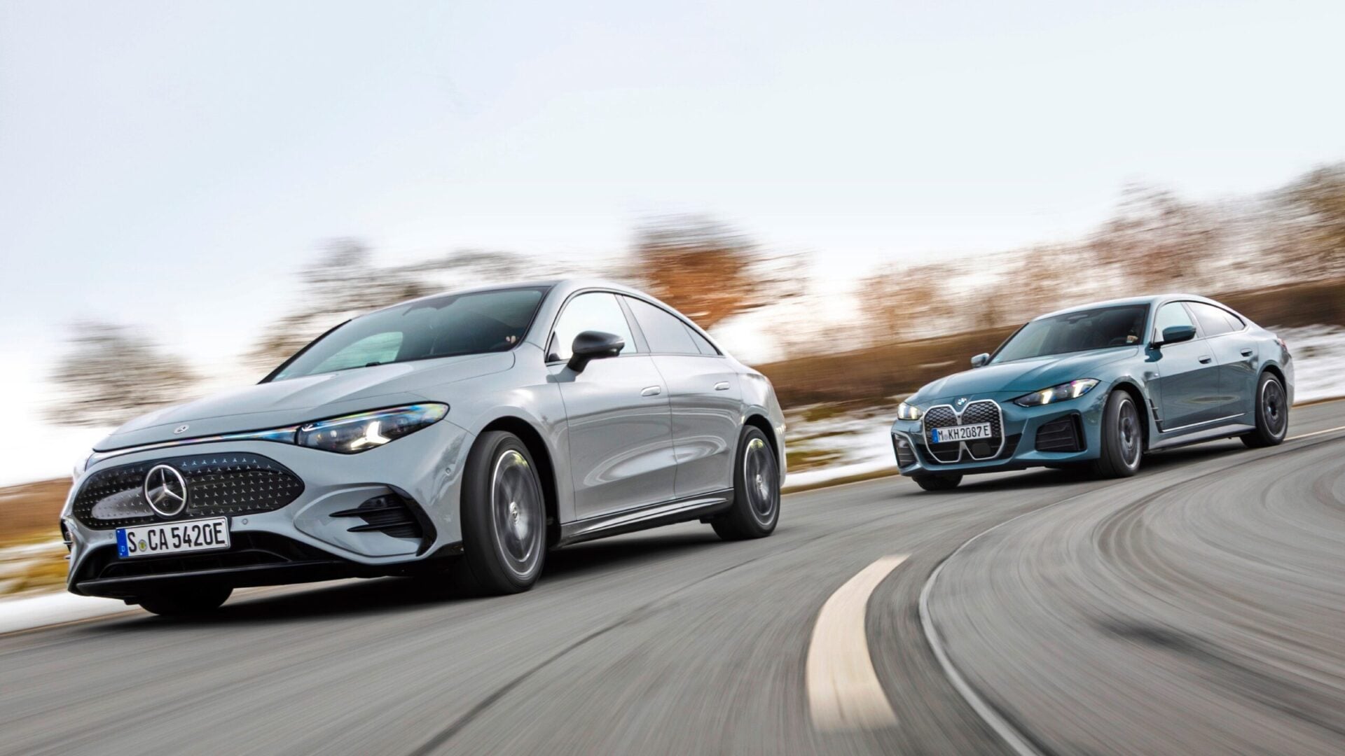 BMW i4 och Mercedes CLA