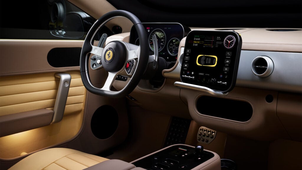 Interiör Ferrari Luce.