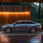 Den åttonde generationen av Lexus ES har vuxit rejält och mäter nu hela 5,14 meter i längd, vilket ger en betydligt kraftfullare vägstatus än föregångaren. Foto: Lexus
