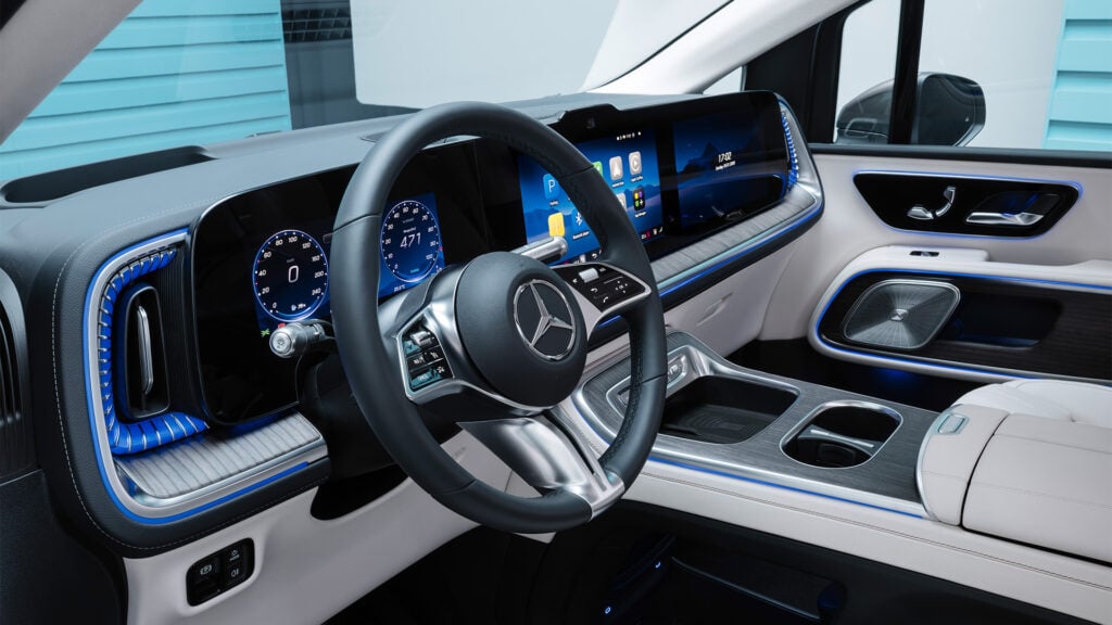 Förarmiljön Mercedes-Benz VLE.