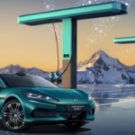Denza Z9 GT blir först ut i Europa med att kunna utnyttja BYD:s nya Flash-laddare fullt ut. Tack vare den nya generationens Blade-batteri och dubbla laddportar kan bilen ladda från 10 till 70 procent på bara fem minuter. Foto: Denza