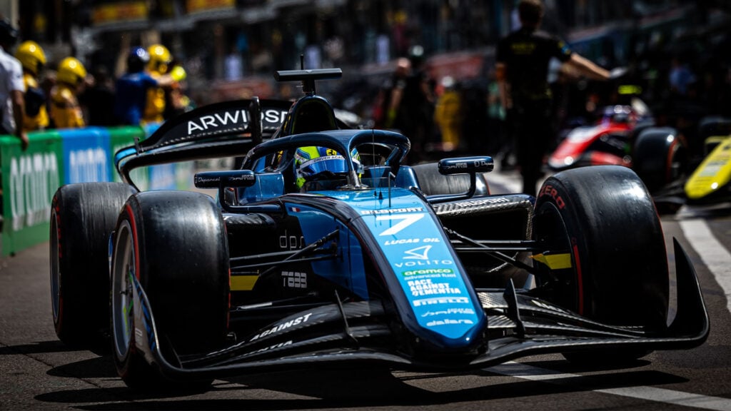 Dino Beganovic DAMS Lucas Oil i Monaco.