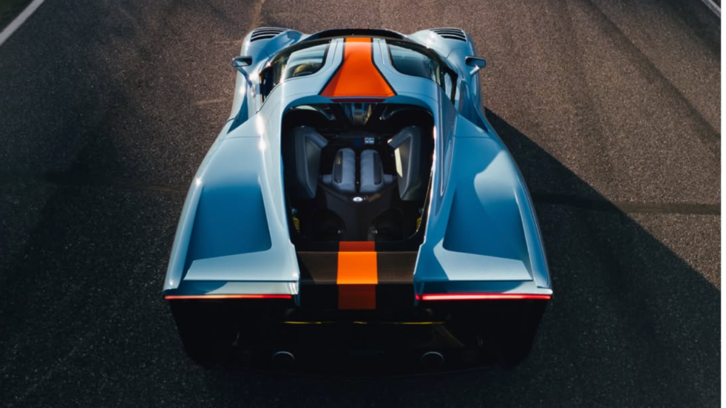 Det är ännu oklart om JC9 döljer en komplett Carrera GT under kolfiberskalet eller om bygget baseras på en lös V10-drivlina. Foto: Miller motor cars