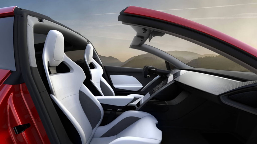 Ökat tryck från konkurrenterna. Medan Teslas prestigeprojekt dras med upprepade förseningar har internationella utmanare redan börjat leverera sina eldrivna supersportbilar till marknaden. Foto: Tesla