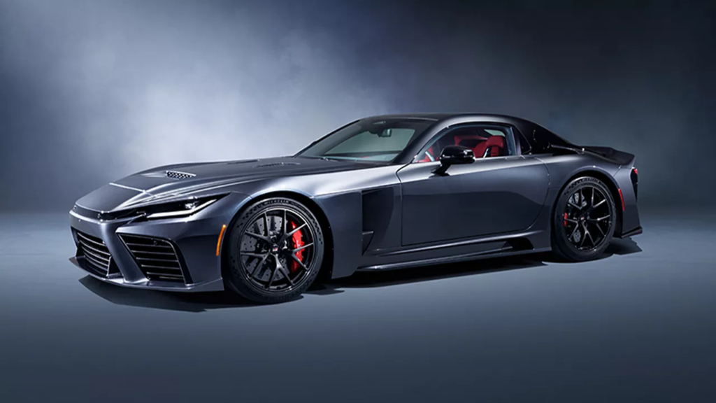 Framtidslöftet: Toyotas extrema konceptbil GR GT visar att tillverkaren vägrar ge upp den mullrande V8-motorn. Planerad lansering är satt till 2027. Foto: Toyota
