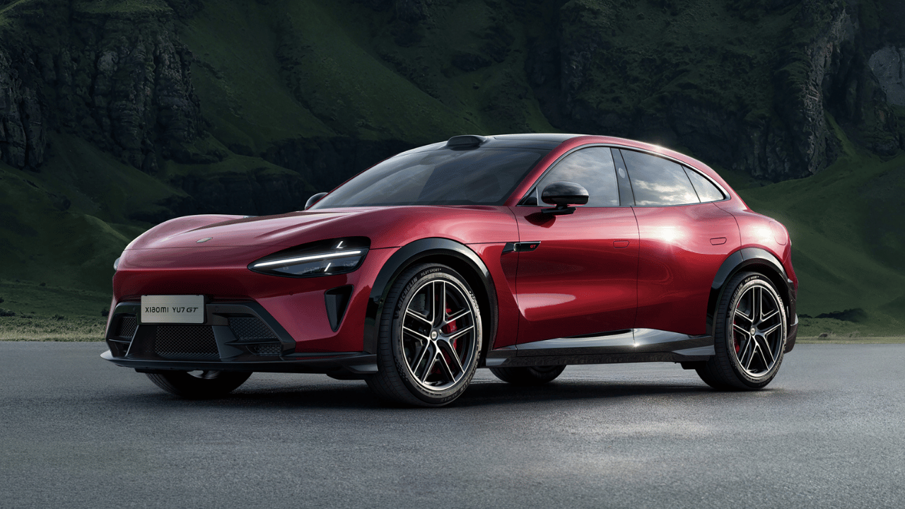 Nya elsuven Xiaomi YU7 GT har tagit bilvärlden med storm efter sina dubbla succérekord på tyska Nürburgring. Foto: Xiaomi