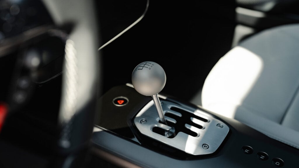Växelspaken hos Ferrari 12Cilindri Manuale.